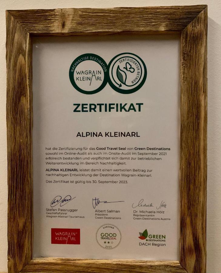 Hotel Alpina Клайнарль Экстерьер фото