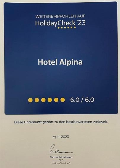 Hotel Alpina Клайнарль Экстерьер фото